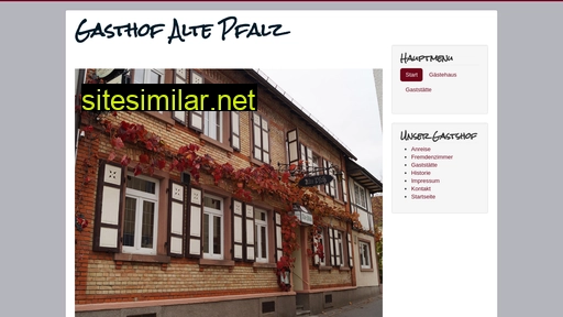 gasthof-alte-pfalz.de alternative sites