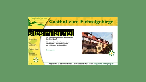 gasthof-fichtelgebirge.de alternative sites