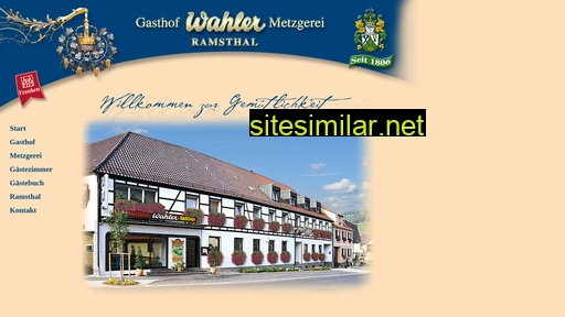 gasthof-wahler.de alternative sites