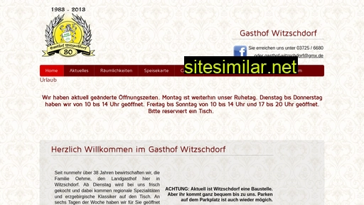 Gasthof-witzschdorf similar sites