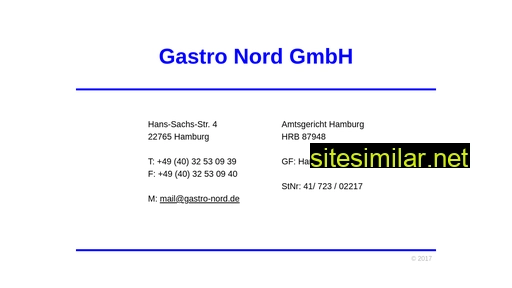Gastro-nord similar sites