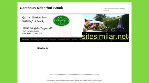 Gaststaette-reiterhof-stock similar sites