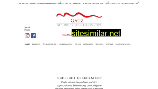 gatz-schlafsysteme.de alternative sites