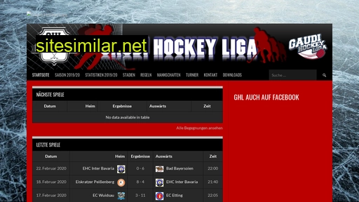 gaudihockeyliga.de alternative sites