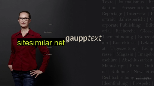 gaupp-text.de alternative sites