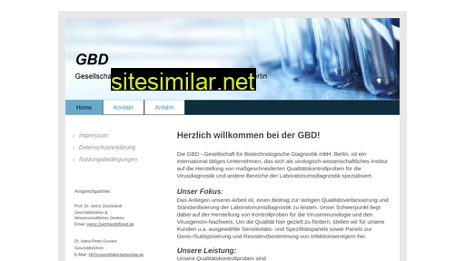 gbd-biotechdia.de alternative sites