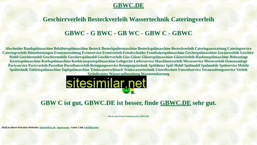 gbwc.de alternative sites