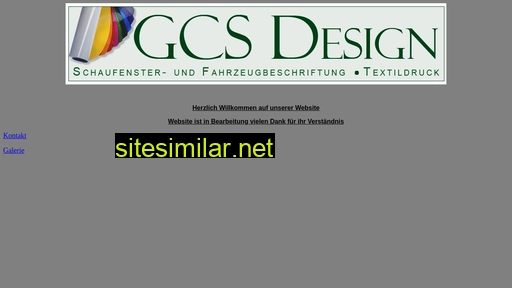 gcs-design.de alternative sites