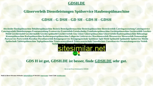 Gdsh similar sites