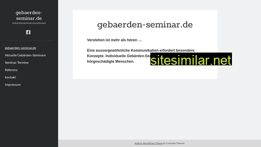 gebaerden-seminar.de alternative sites
