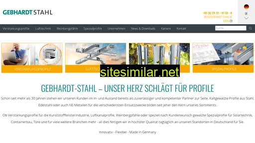 gebhardt-stahl.de alternative sites