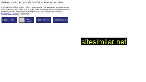 gedenkorte-frankfurt-main.de alternative sites
