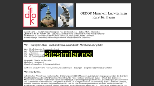 gedok-mannheim-ludwigshafen.de alternative sites