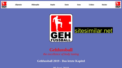 Gehfussball similar sites