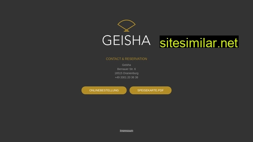 Geisha-restaurant similar sites
