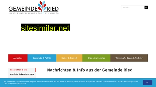 gemeinde-ried.de alternative sites
