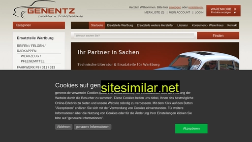 genentz.de alternative sites