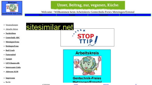 gentechnik-freies-metzingen.de alternative sites