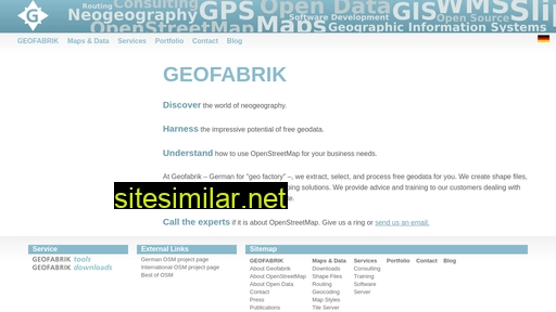 geofabrik.de alternative sites