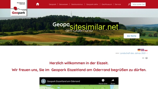 geopark-eiszeitland.de alternative sites