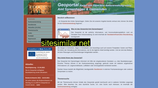 geoportal-amt-spreenhagen.de alternative sites