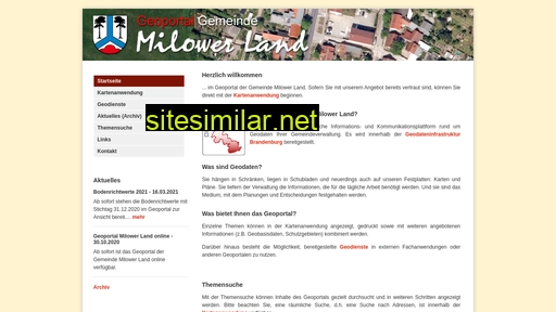 geoportal-milow.de alternative sites