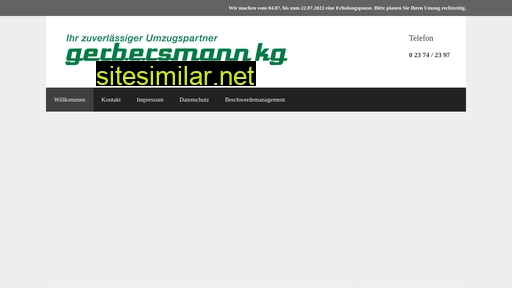 gerbersmann-umzuege.de alternative sites