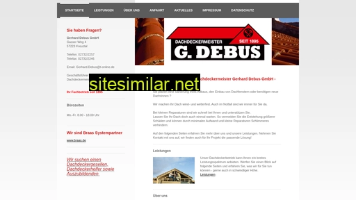 gerhard-debus.de alternative sites