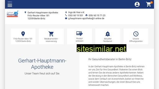 gerhart-hauptmann-apotheke.de alternative sites