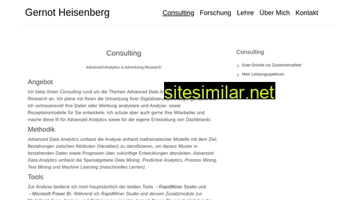 gernotheisenberg.de alternative sites
