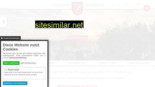 Gerolsbach similar sites