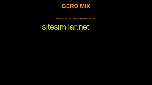 geromix.de alternative sites