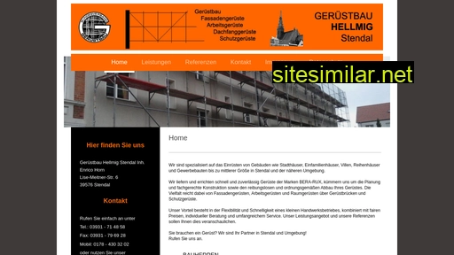 geruestbau-hellmig.de alternative sites