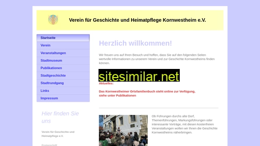 geschichtsverein-kornwestheim.de alternative sites