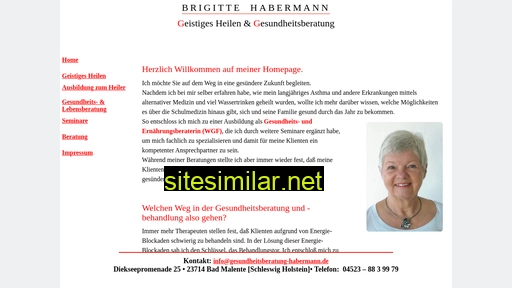 Gesundheitsberatung-habermann similar sites