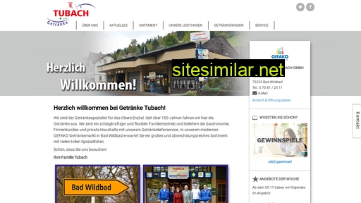 Getraenke-tubach similar sites