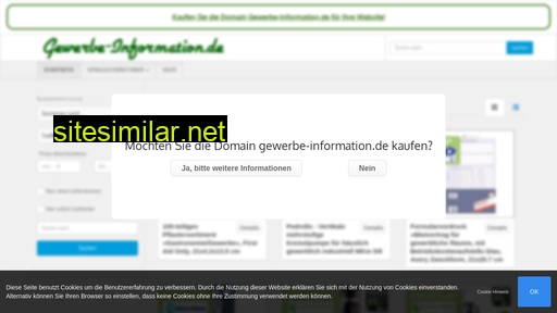 Gewerbe-information similar sites
