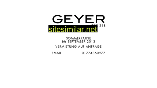Geyerbar similar sites