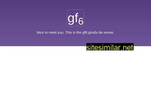 gf6.gnufix.de alternative sites