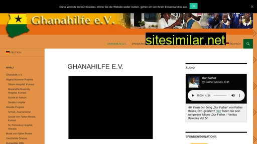 ghanahilfe.de alternative sites
