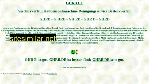 ghrb.de alternative sites