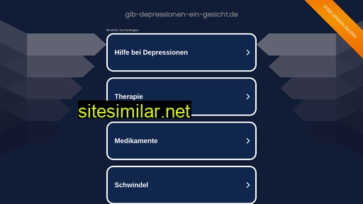 Gib-depressionen-ein-gesicht similar sites