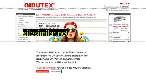 Gidutex similar sites