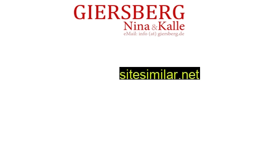 giersberg.de alternative sites