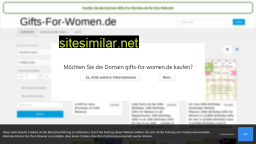 gifts-for-women.de alternative sites