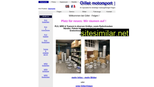 gillet-motorsport.de alternative sites