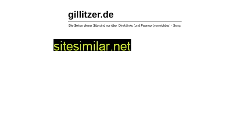 gillitzer.de alternative sites