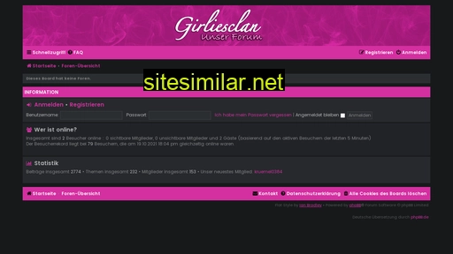 girliesclanforum.de alternative sites