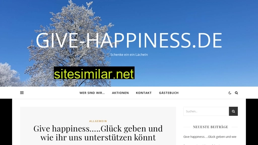 give-happiness.de alternative sites