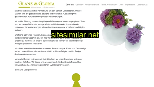 glanzundgloria-deko.de alternative sites